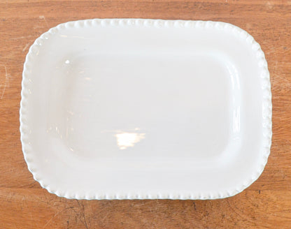 Maddie White Serving Tray