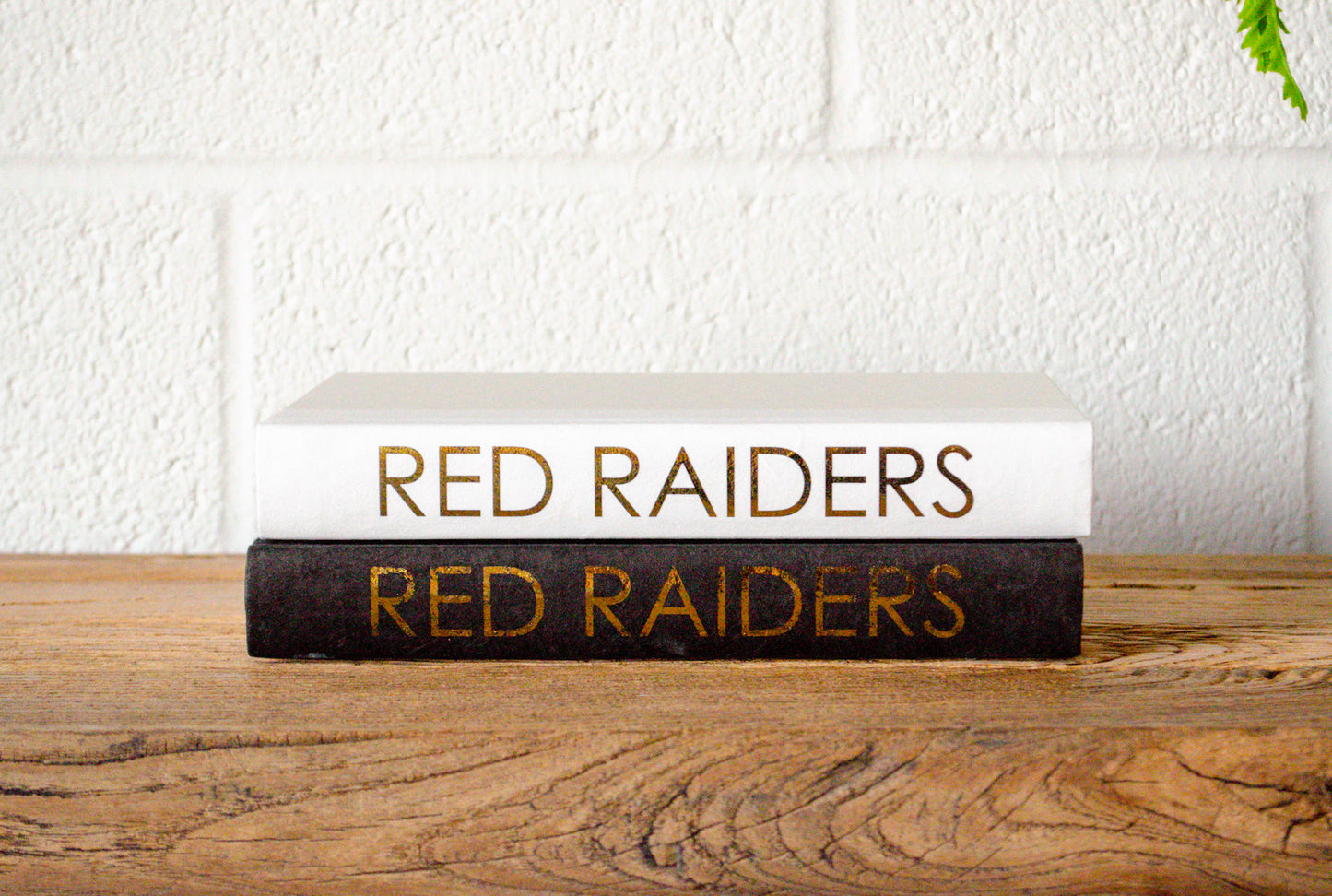 "Guns Up Red Raiders" Decorative Books