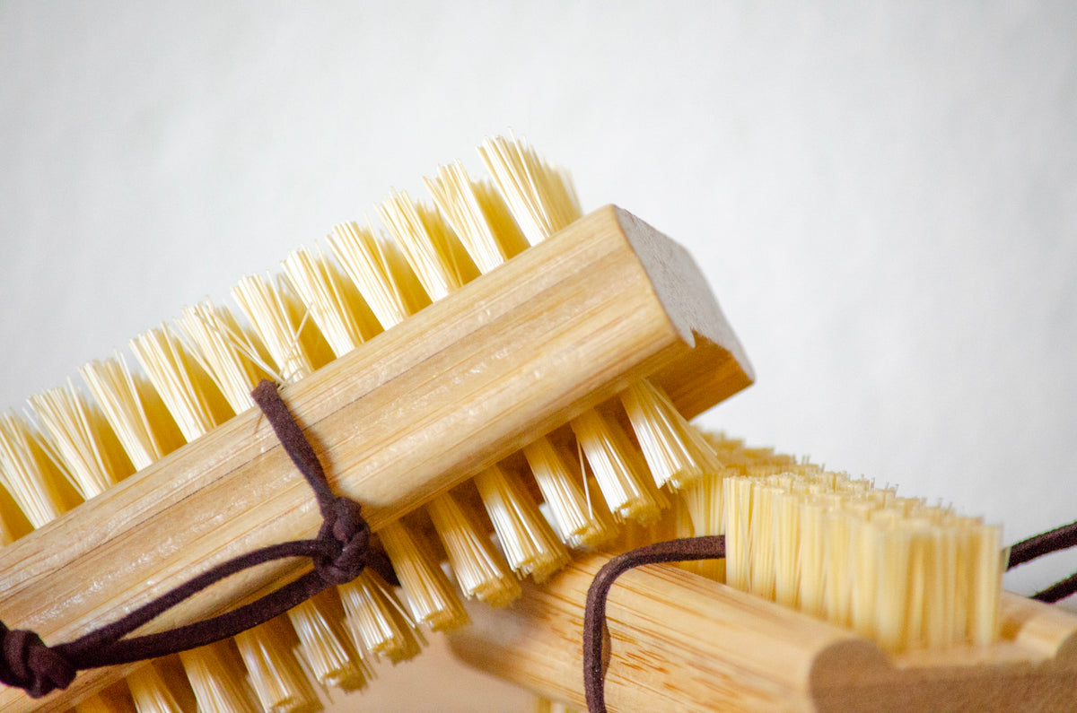 Double Sided Bamboo Dish Brush