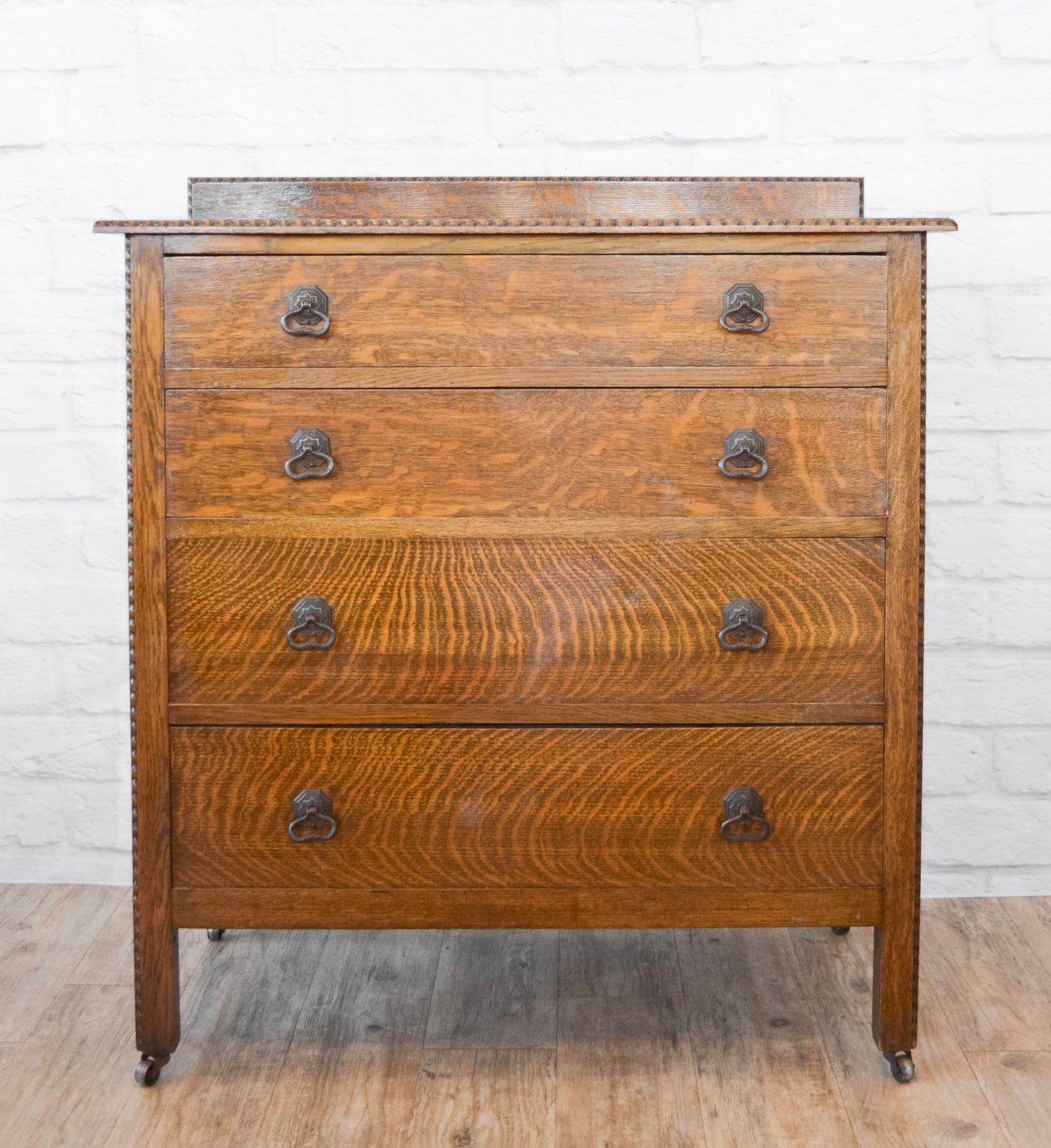 English Oak Four Drawer Chest