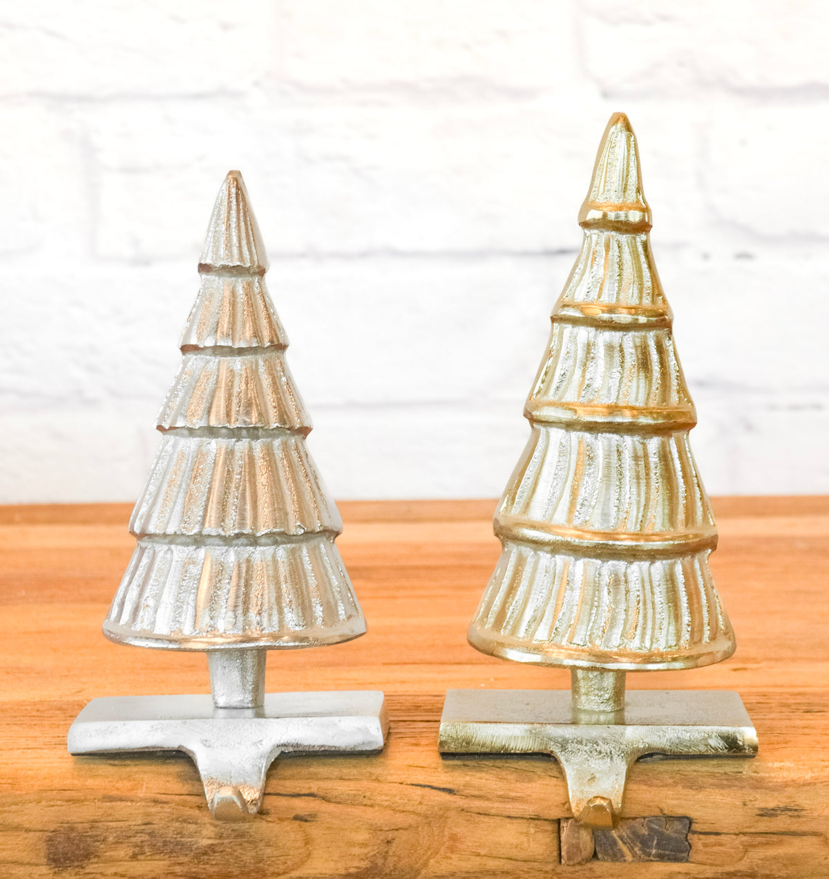 Metal Christmas Tree Stocking Holder