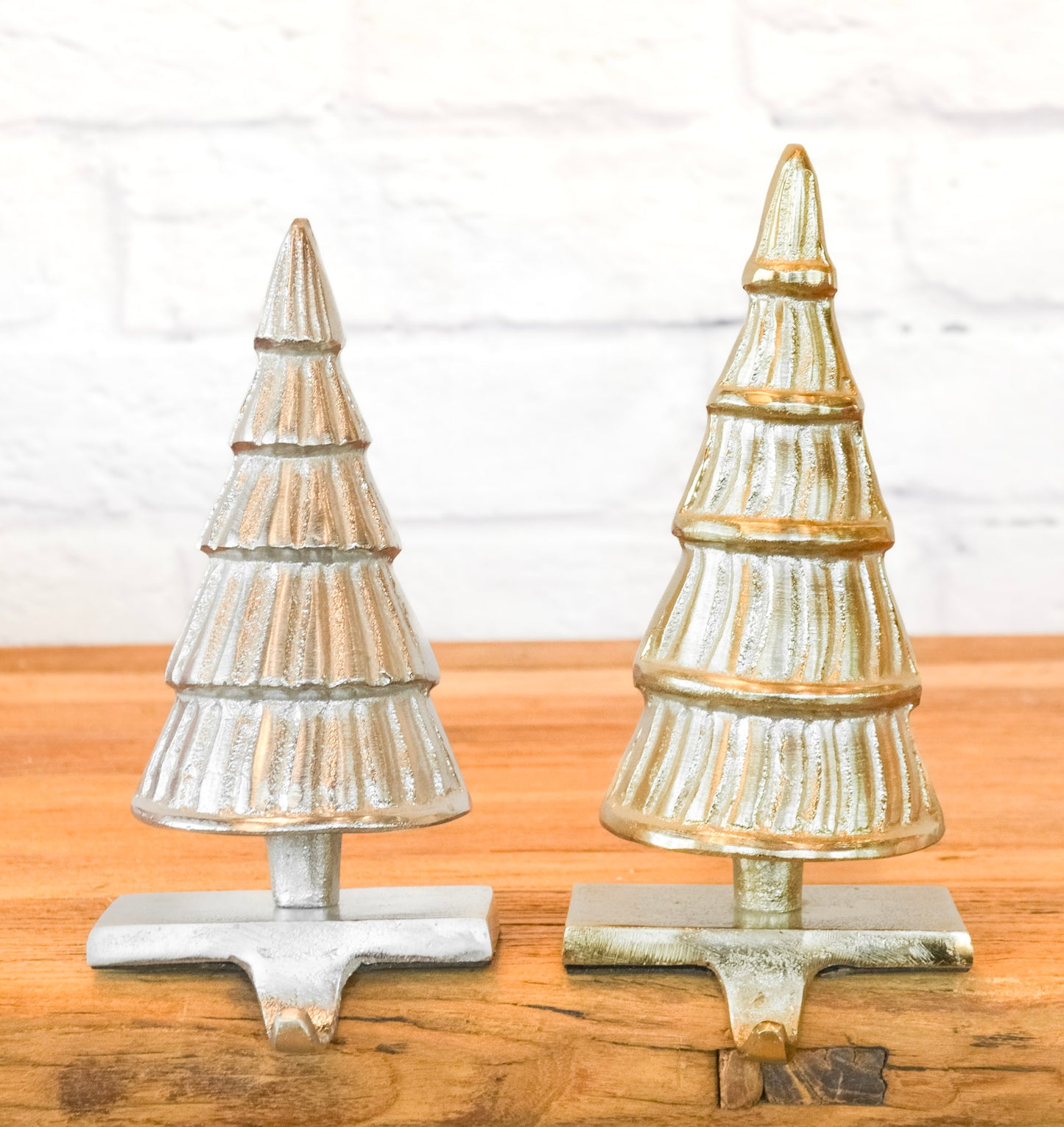 Metal Christmas Tree Stocking Holder
