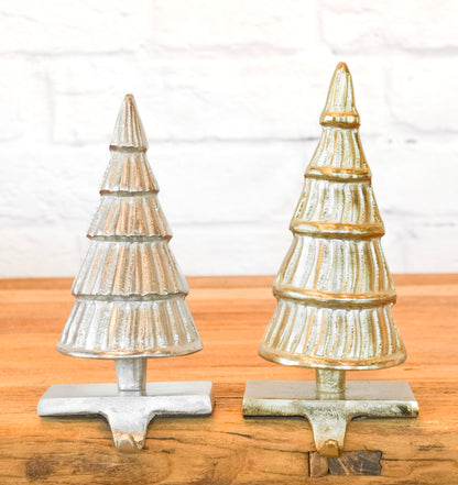 Metal Christmas Tree Stocking Holder