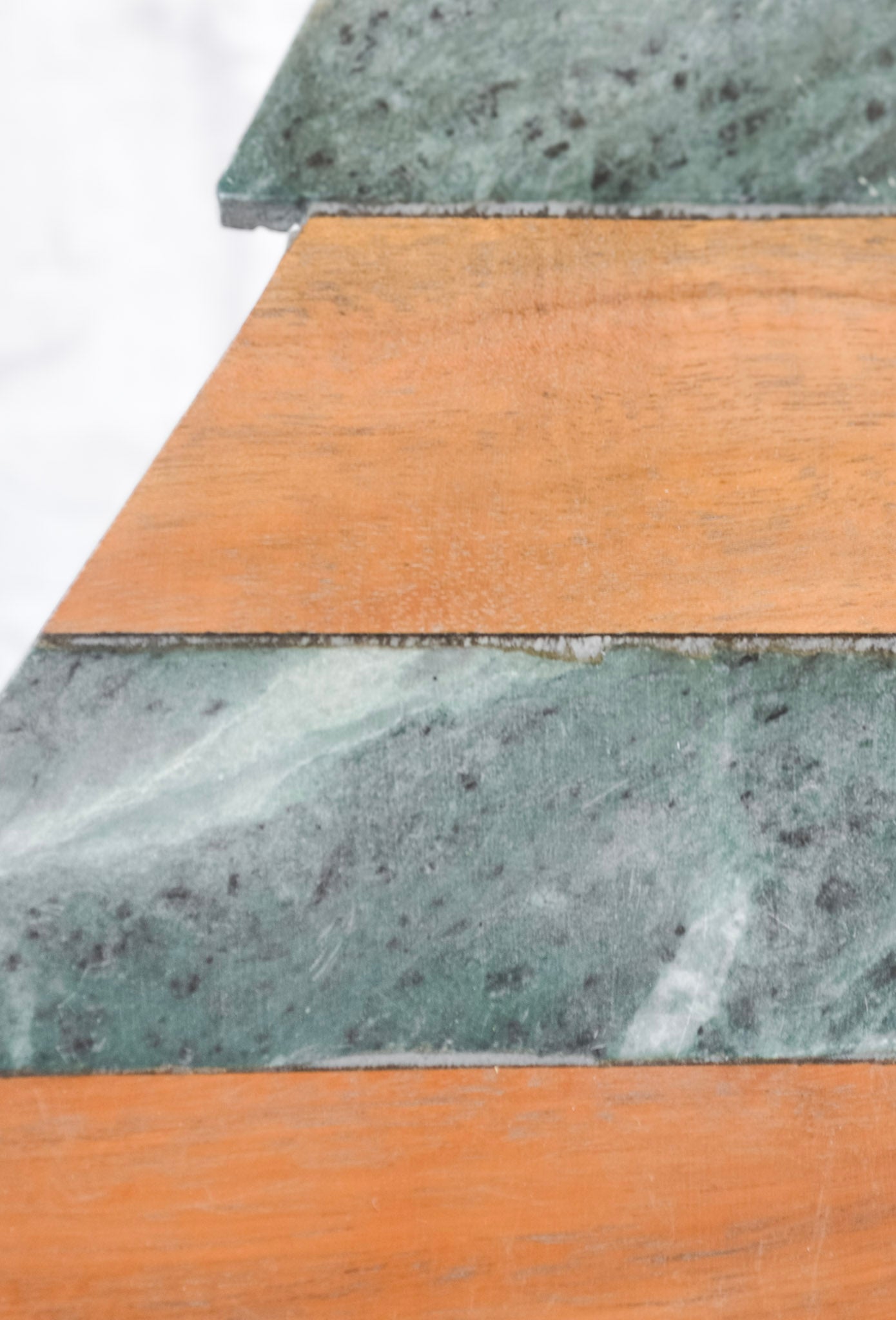 Marble & Acacia Christmas Tree Cutting Board