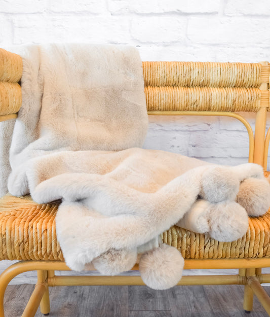 Inspire Me Home Faux Fur Throw