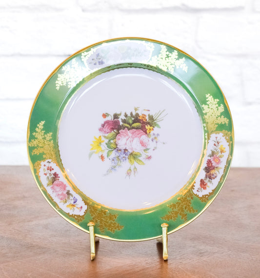 Sevres Green Tin Charger