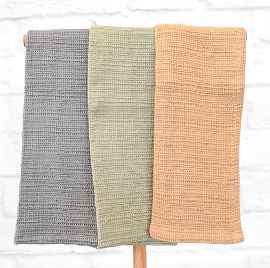 Neutral Cotton Waffle Tea Towel