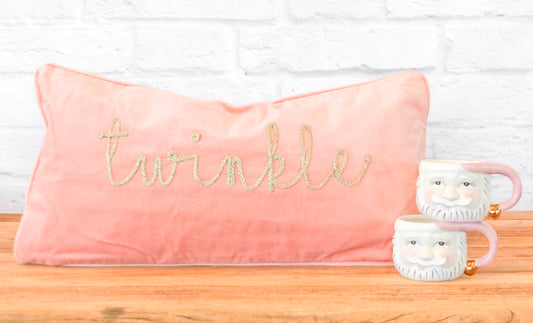 Twinkle Holiday Lumbar Pillow