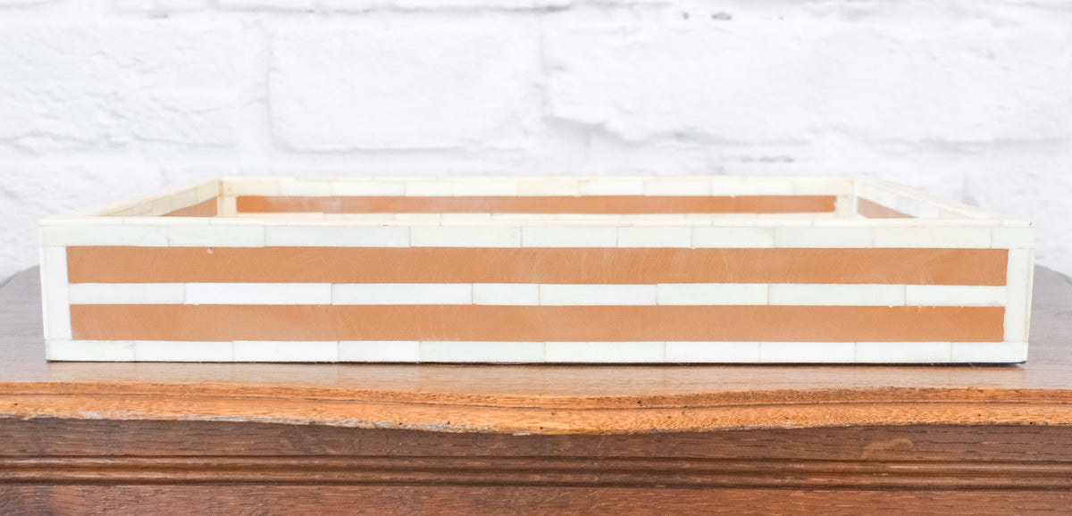 Cabana Resin & Bone Inlaid Tray