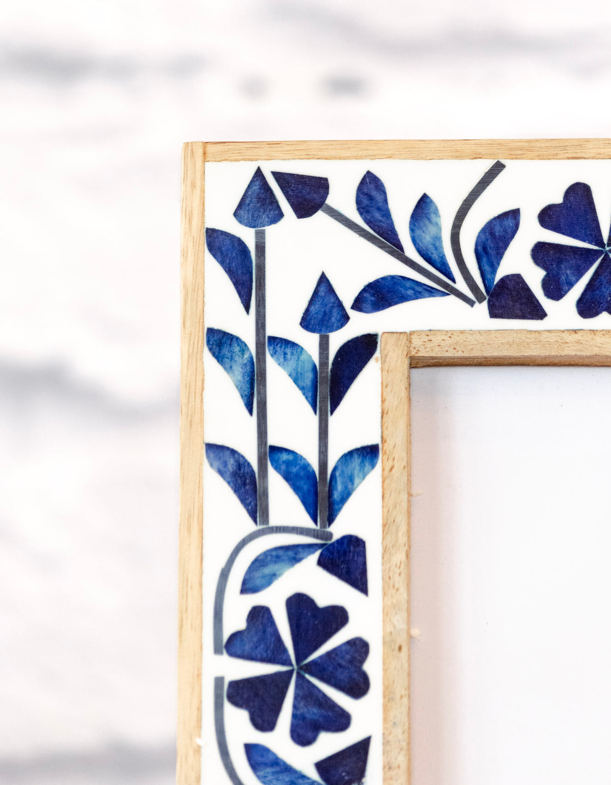 Belle Indigo Inlay Bone Frame