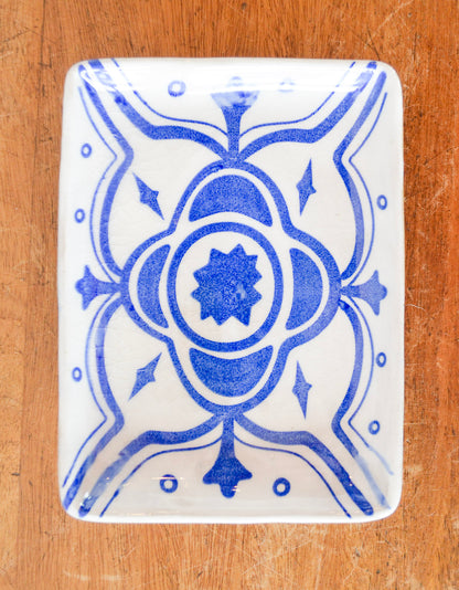 Hand-Painted Stoneware Plate