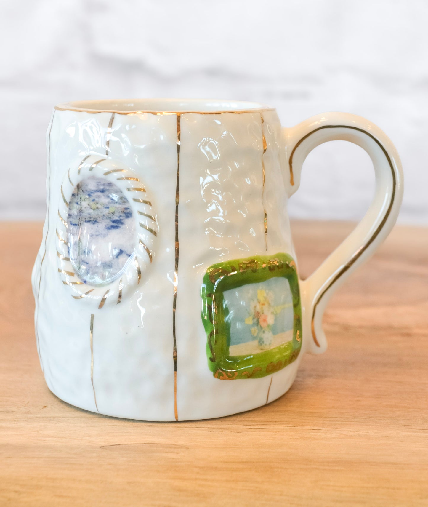 Whimsical Picture Frame Mug