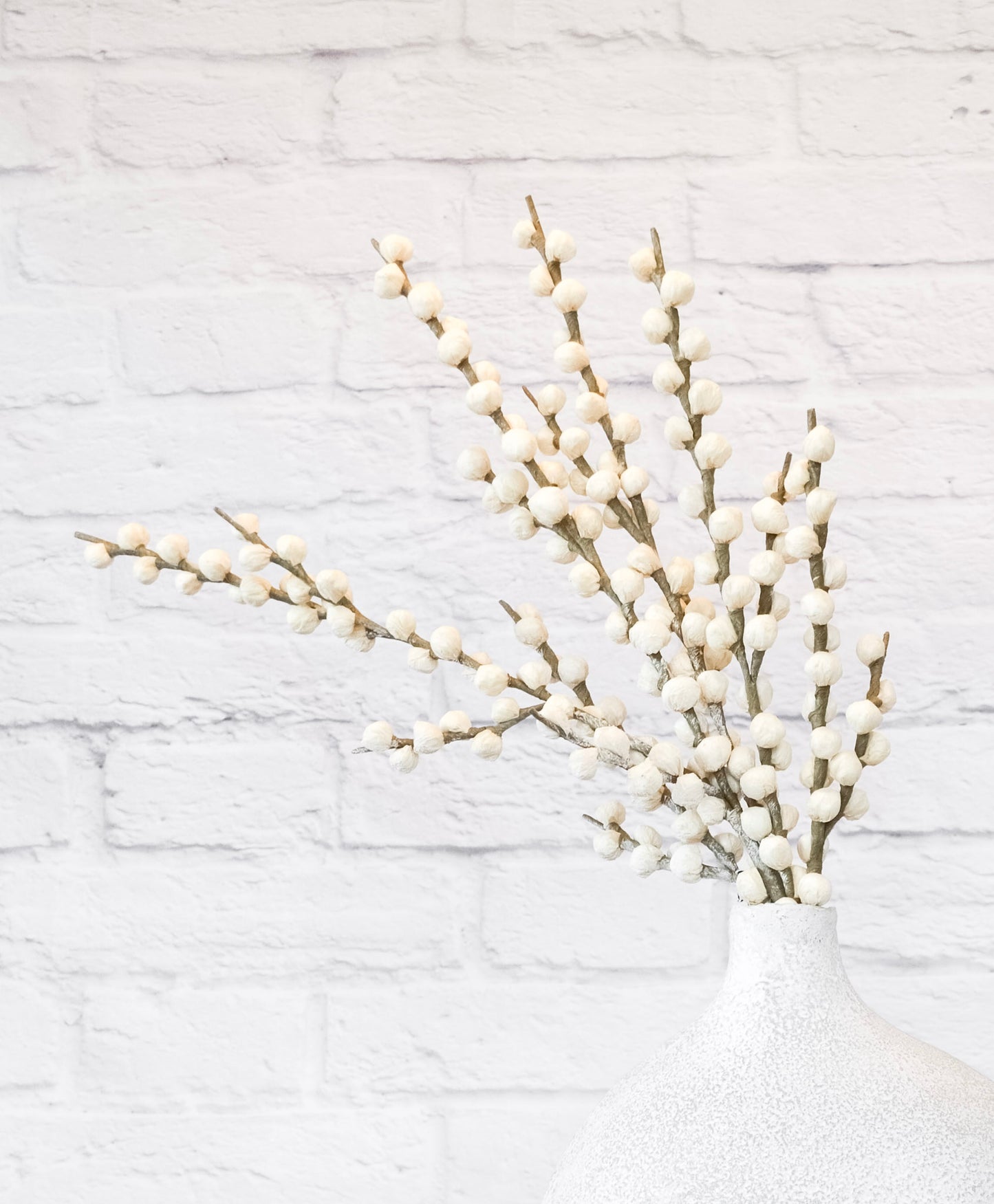 Faux White Seed Stem