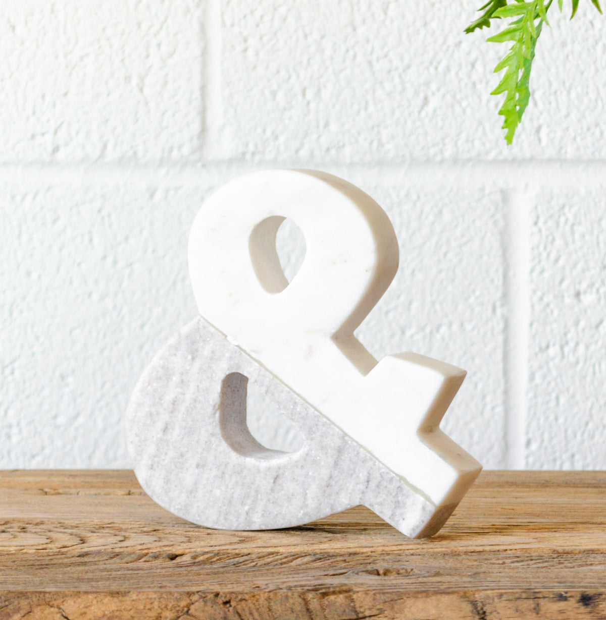 Ampersand Marble Statue