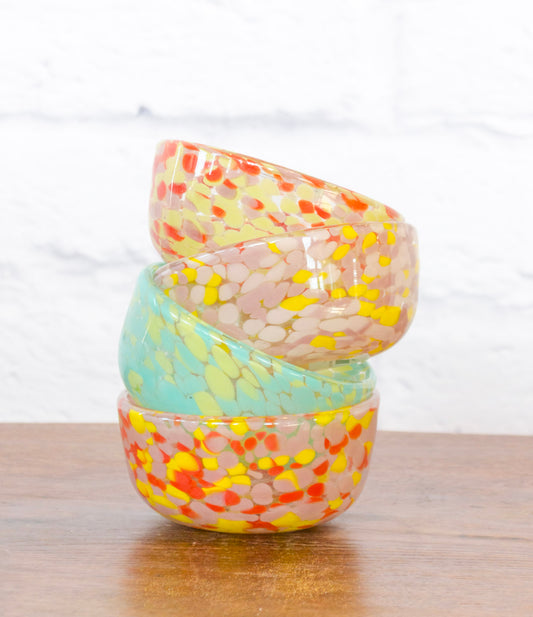Party Time Blown Glass Bowls