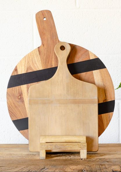 Mango Wood Cutting Board Stand
