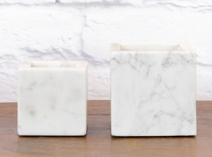 White Marble Holder