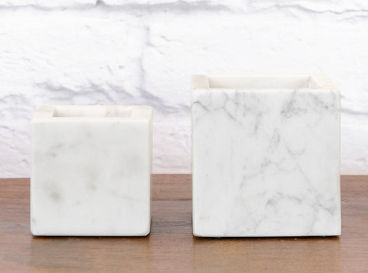 White Marble Holder