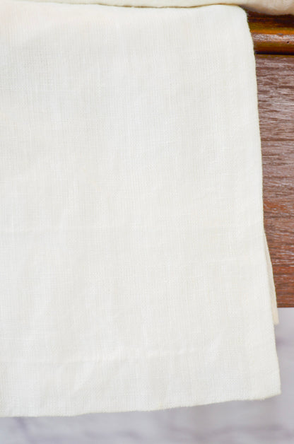 White Linen Table Runner