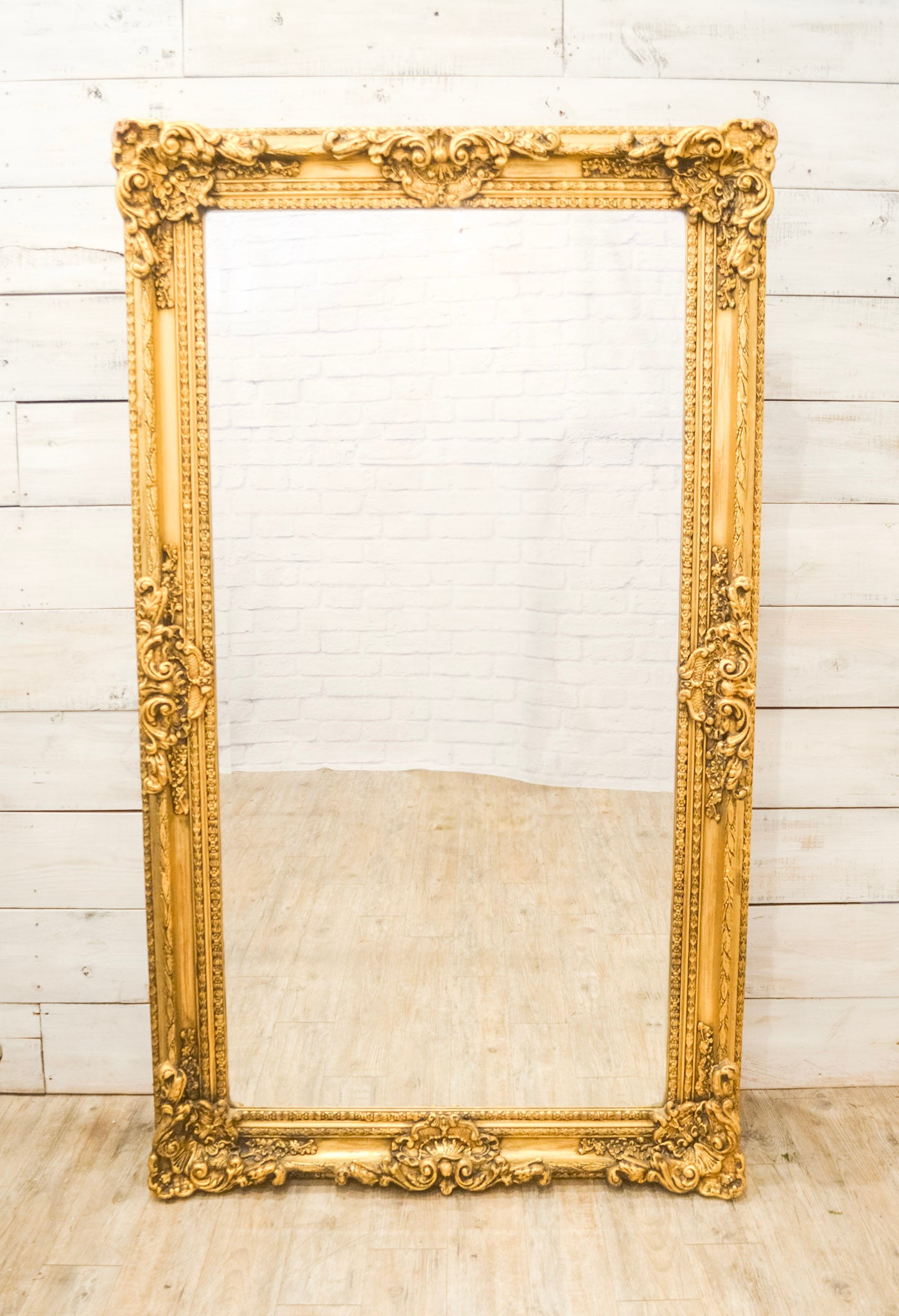 Louis XV Style Gilded Frame Beveled Mirror