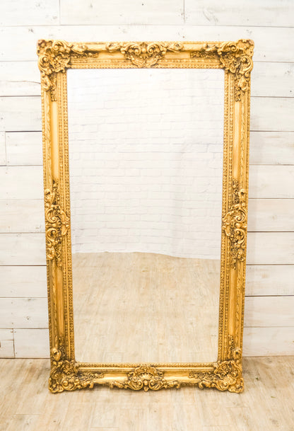 Louis XV Style Gilded Frame Beveled Mirror