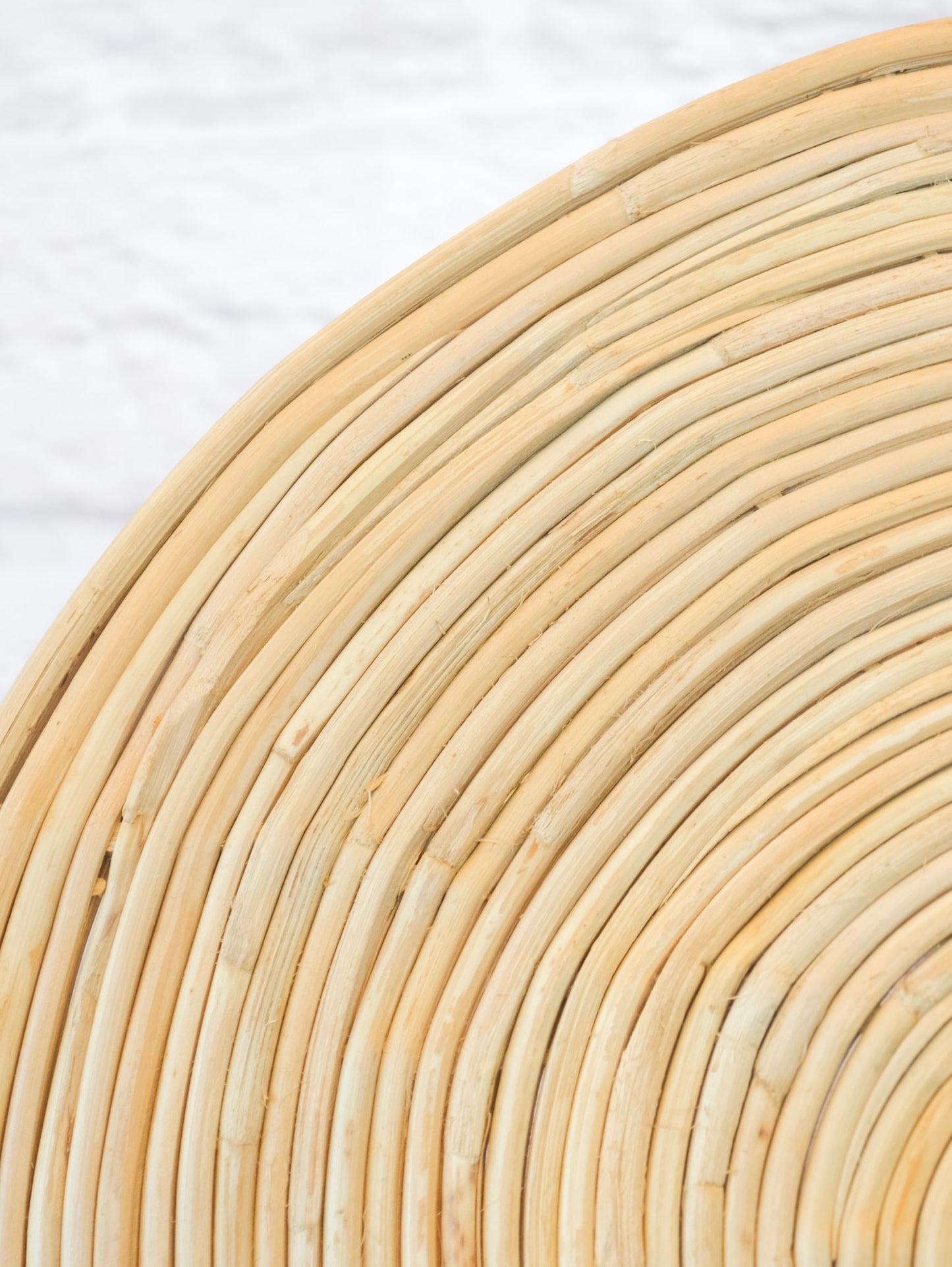 Classic Round Cane Rattan Placemat