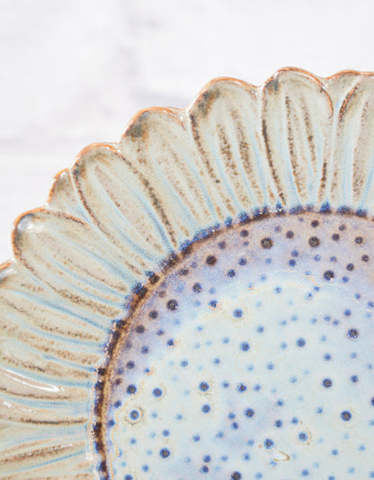 Blue Petal Serving Plate