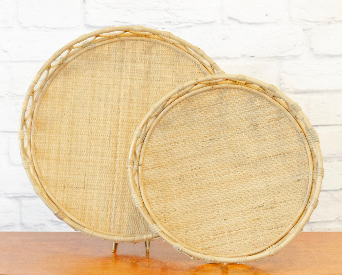 Sophie Round Woven Tray