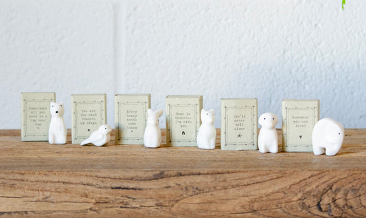 Sweet Sentiments Porcelain Matchbox Animals