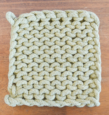 Forest & Stone Crochet Pot Holders