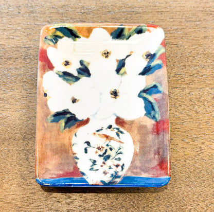 Floral Trinket Dish