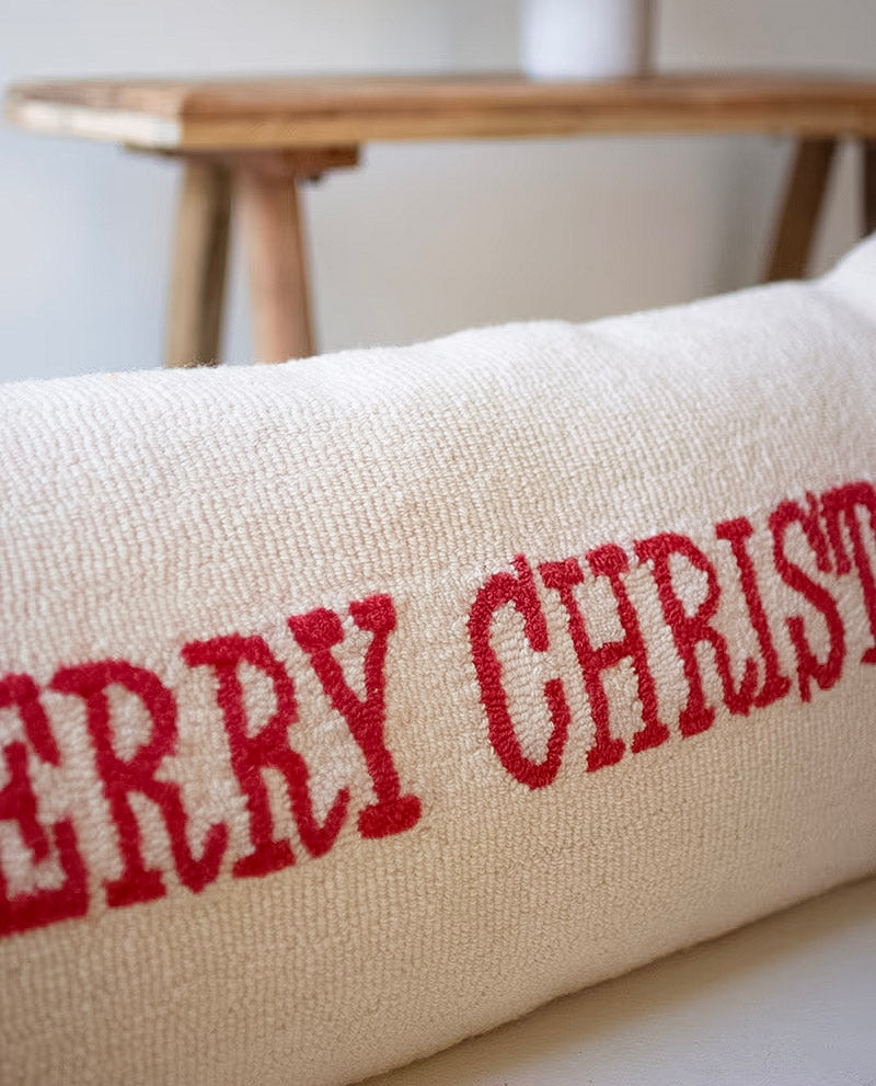 "Merry Christmas" Lumbar Pillow