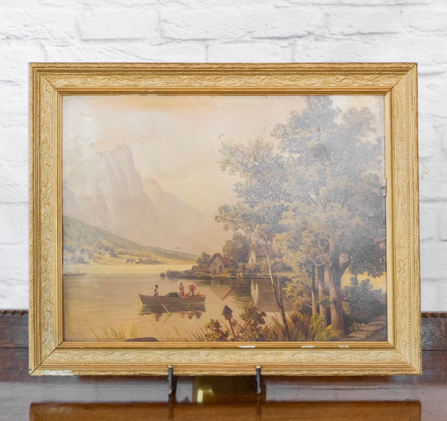 European Oil Print on Board