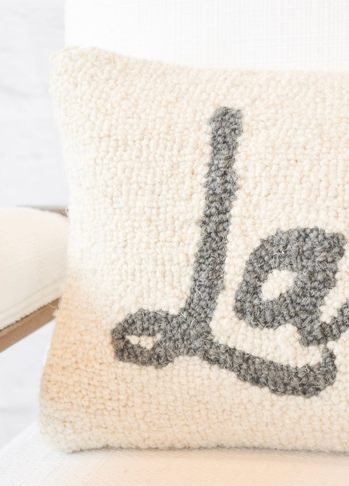 "Lake House" Cotton & Wool Pillow