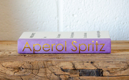 Bold & Gold Cocktail Decorative Books w/ Recipe