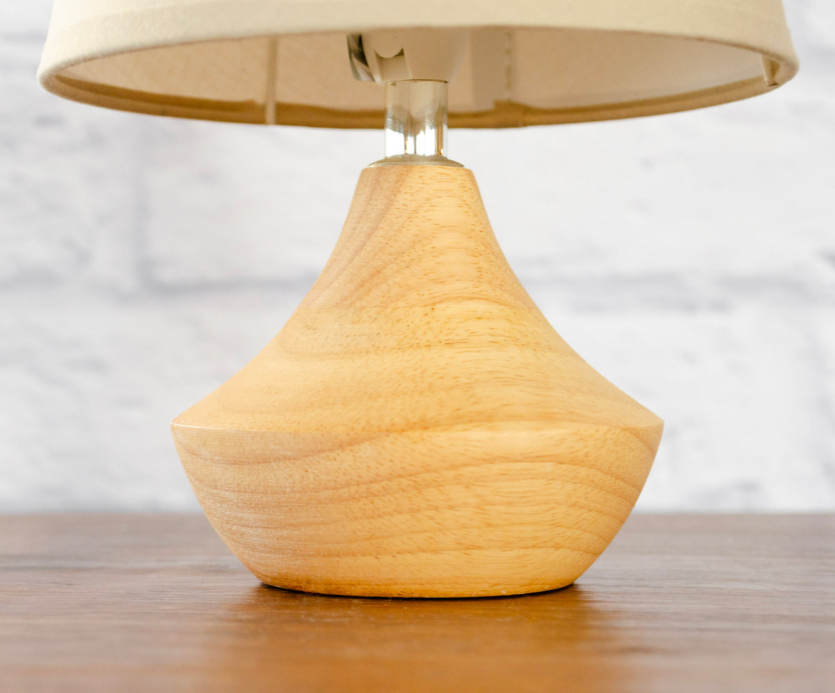 Curvy Eucalyptus Wood Lamp