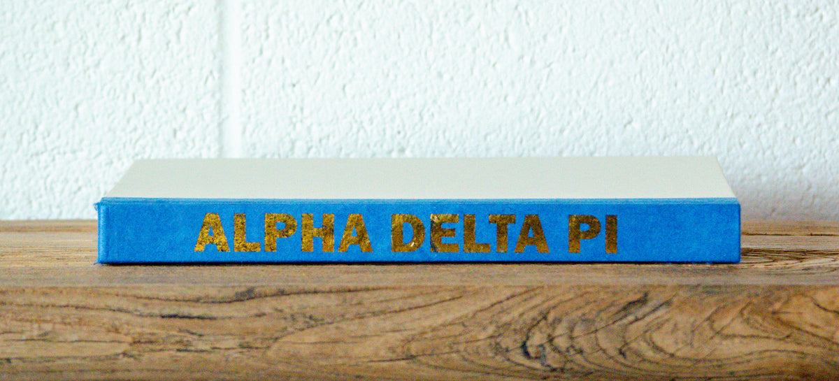 Gold Letter Sorority Decorative Books