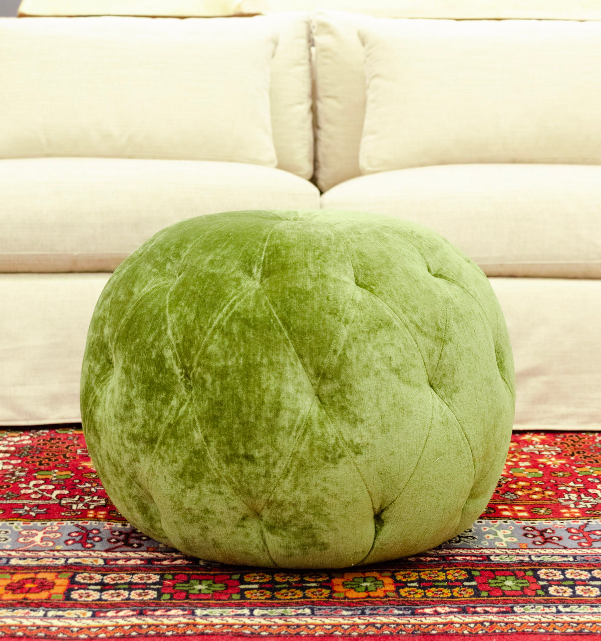 Billie Round Ottoman