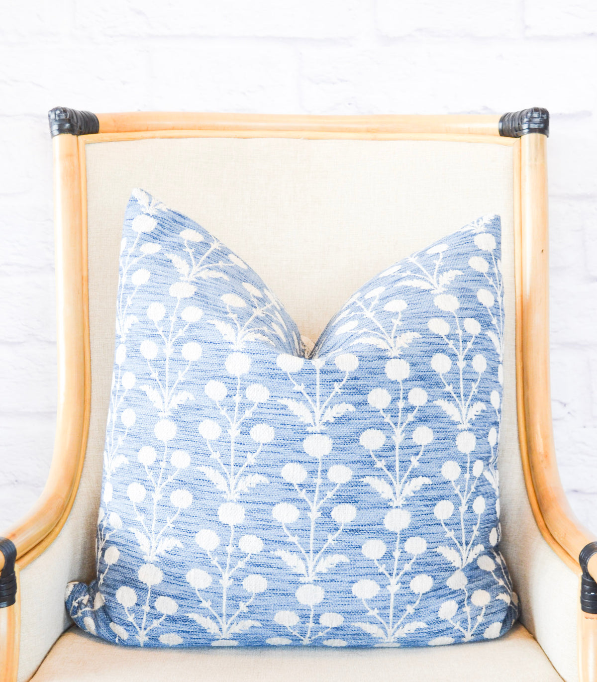 Allium Indigo Accent Pillow