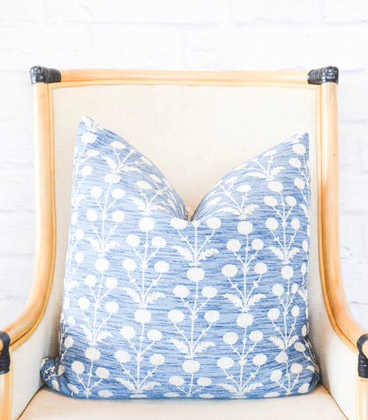 Allium Indigo Accent Pillow