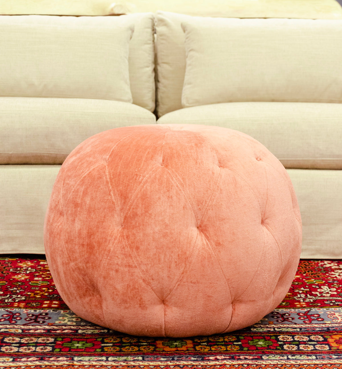 Billie Round Ottoman