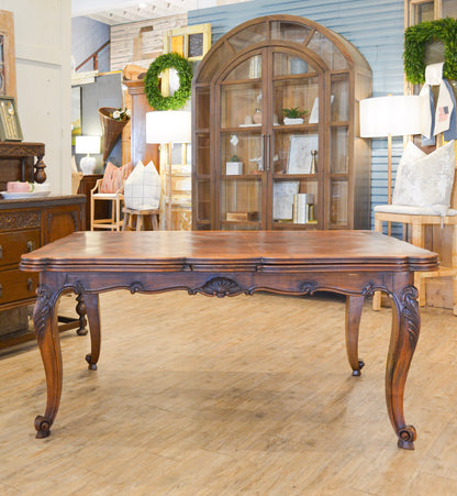 Louis XV Style Parquetry Oak Table