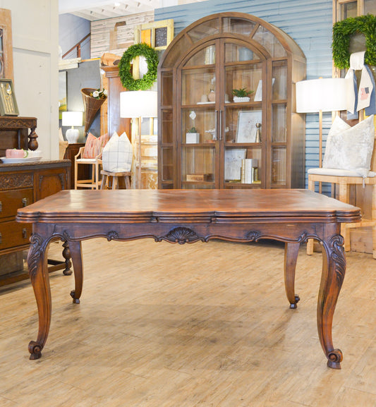 Louis XV Style Parquetry Oak Table