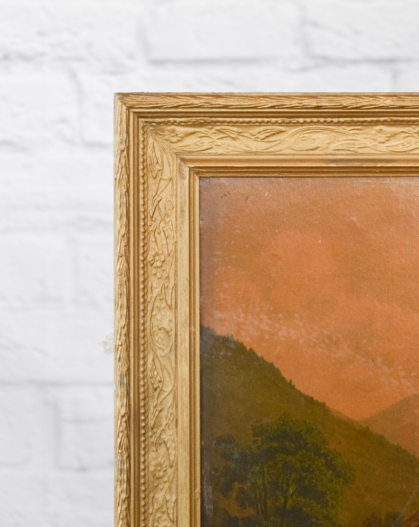 European Oil Print on Board