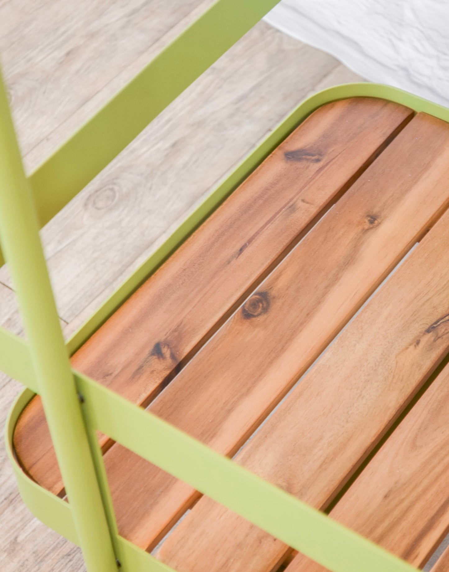 Acacia Wood & Metal Garden or Bar Cart