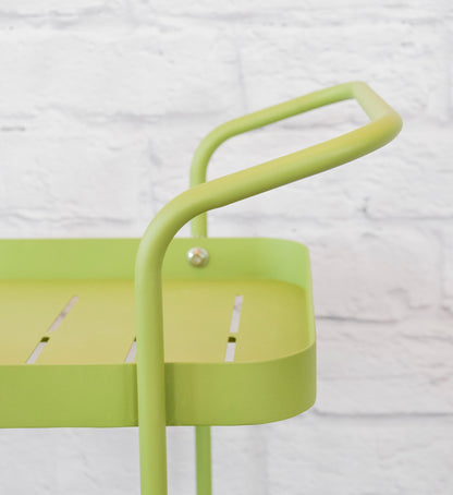 Acacia Wood & Metal Garden or Bar Cart