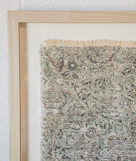 Hudson Vintage-Inspired Textile Wall Art