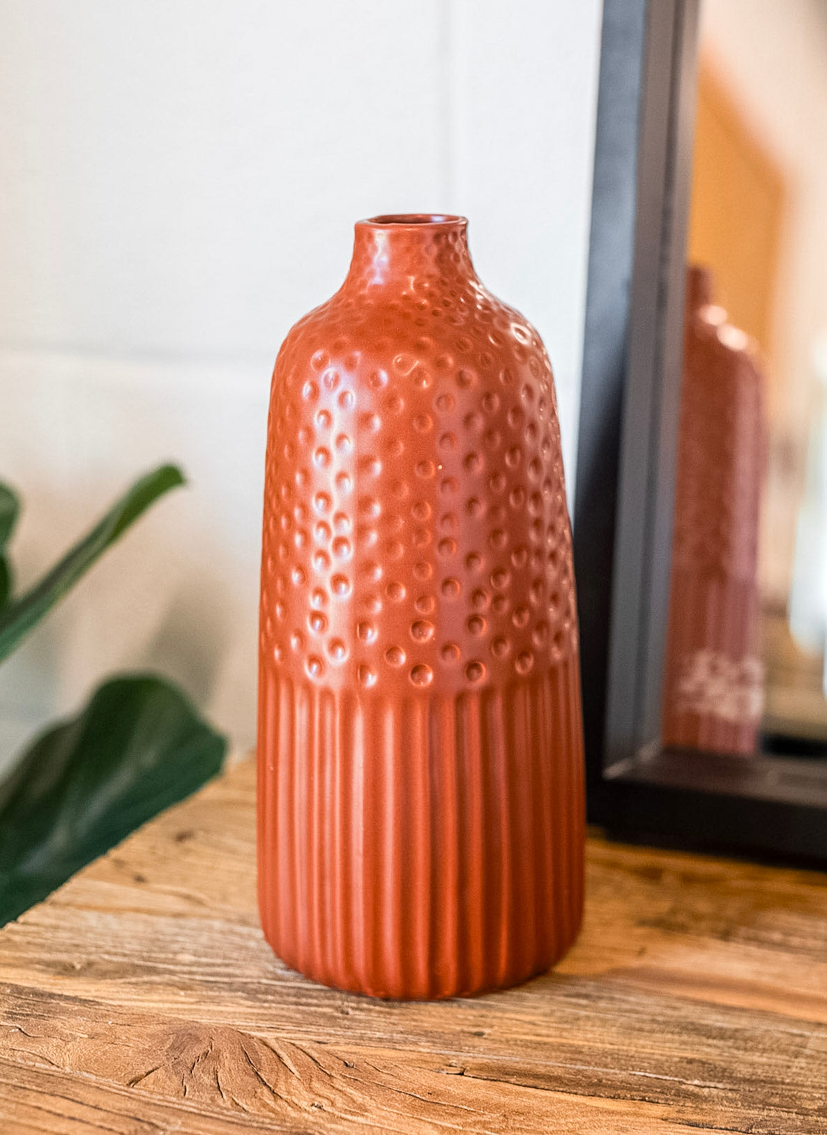 Last Call Juno Embossed Stoneware Vase