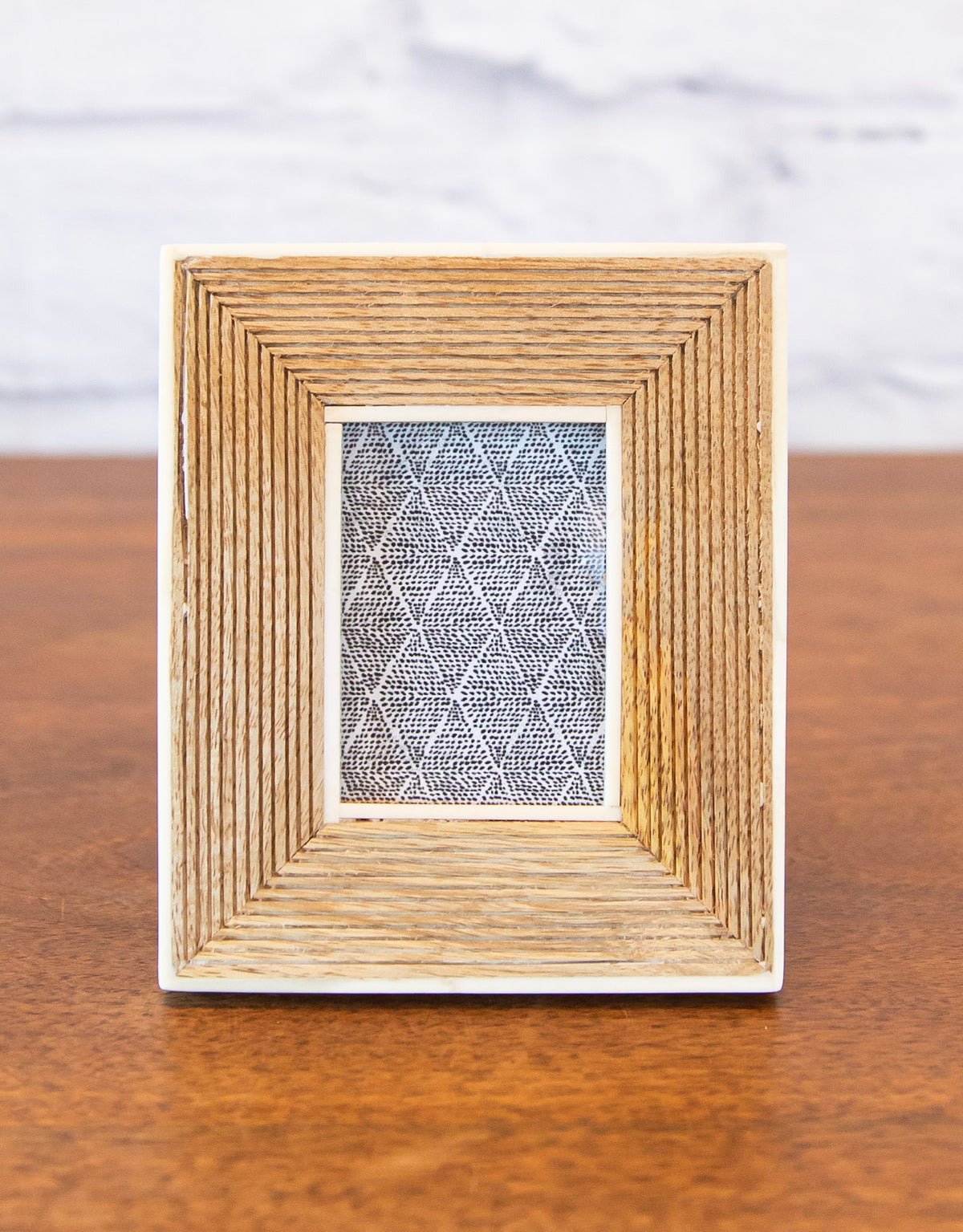 Bone Inlay Photo Frame