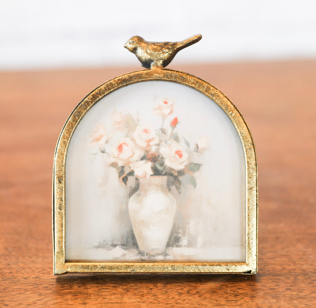 Ornate Bird Top Photo Frame